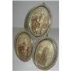 Image 1 : Gilded Brass or Bronze Triple Photo Frame #2392424