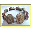 Image 1 : ANTIQUE LAVA CAMEO BRACELET W CLASSIC ROMAN #2392494