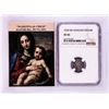 Image 1 : 1549 KB Hungary Denar 'Madonna and Child' Coin NGC XF45 w/ Story Box
