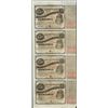 Uncut Sheet of (4) State of Louisiana Baby Bond Obsolete Notes