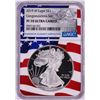 2019-W $1 Proof American Silver Eagle Coin NGC PF70 Ultra Cameo Congratulations Flag