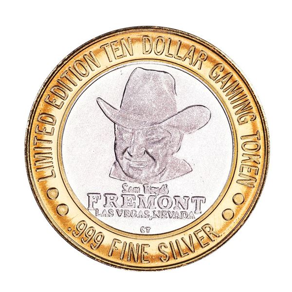 .999 Silver Sam Boyd's Fremont Casino Las Vegas, NV $10 Limited Edition Gaming Token