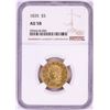 1835 $5 Classic Head Half Eagle Gold Coin NGC AU58