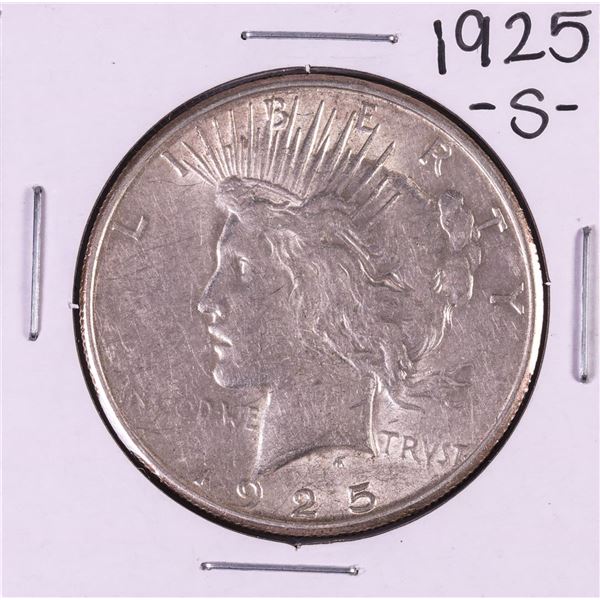 1925-S $1 Peace Silver Dollar Coin