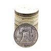 Image 2 : Roll of (20) Brilliant Uncirculated 1957-D Franklin Half Dollar Coins
