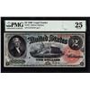 1869 $2 Rainbow Legal Tender Note Fr.42 PMG Very Fine 25