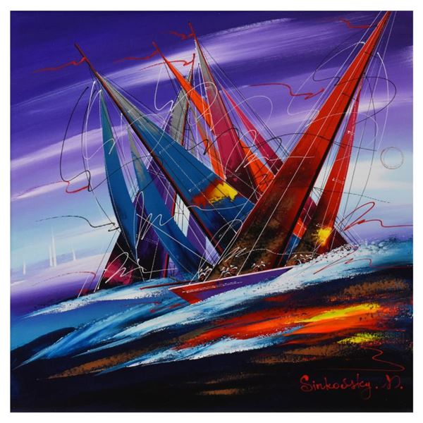 Sinkovsky Original "Untitled" Original Acrylic On Canvas