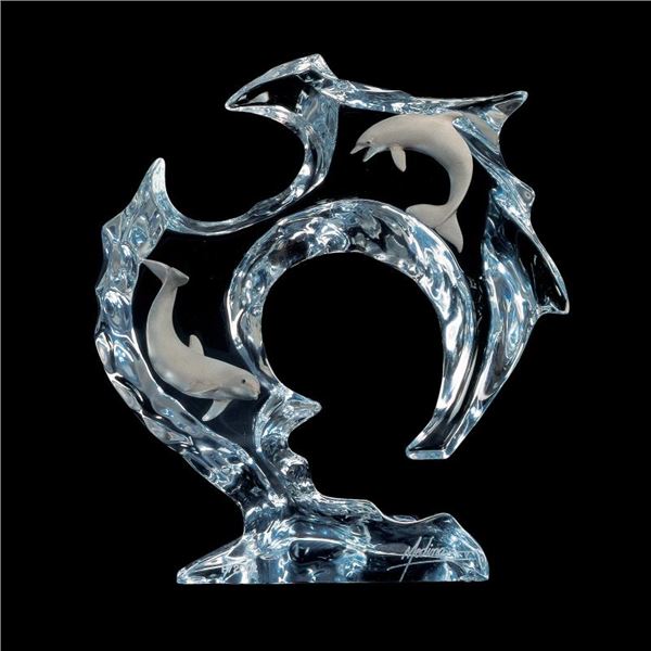 Dan Medina, "Flow" Limited Edition Mixed Media Lucite Sculpture