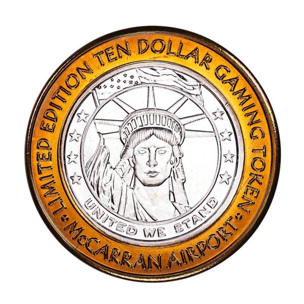 .999 Silver McCarran International Airport Las Vegas, NV $10 Limited Gaming Token