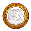 Image 2 : .999 Silver McCarran International Airport Las Vegas, NV $10 Limited Gaming Token