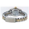 Image 5 : Rolex Ladies Two Tone Blue Vignette Diamond Oyster Perpetual Datejust Wristwatch