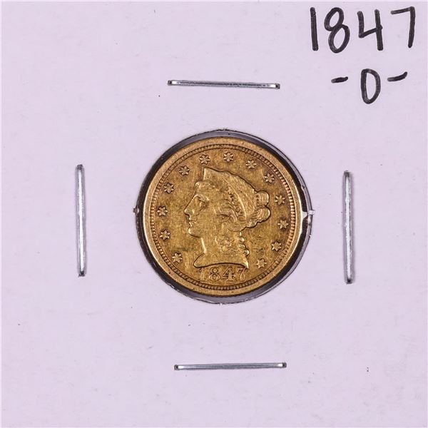 1847-O $2 1/2 Liberty Head Quarter Eagle Gold Coin