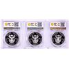 Image 2 : Lot of (3) 2016 Proof South Africa 2 Rand Cheetah Silver Coins PCGS PR70DCAM