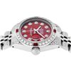 Image 3 : Rolex Ladies Stainless Steel Diamond & Ruby Datejust Wristwatch
