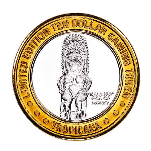 .999 Fine Silver Tropicana Las Vegas, Nevada $10 Casino Limited Edition Gaming Token