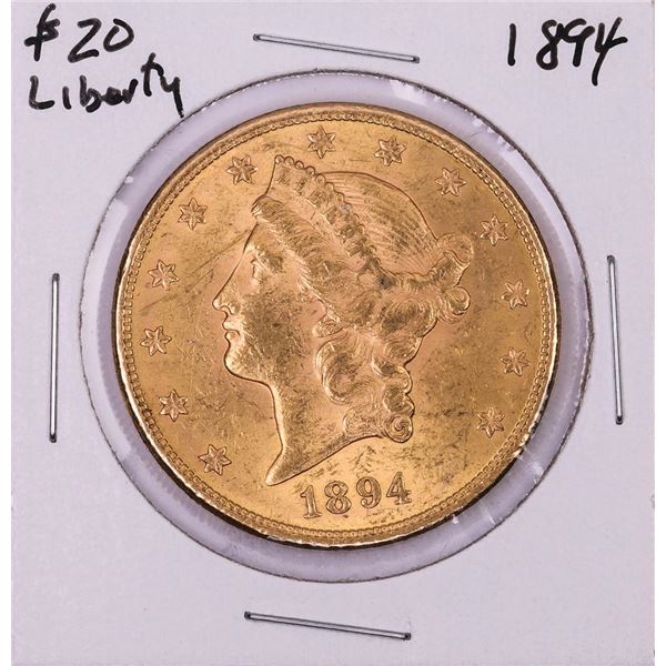 1894 $20 Liberty Head Double Eagle Gold Coin