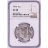 Image 1 : 1953 Franklin Half Dollar Coin NGC MS64
