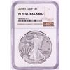 Image 1 : 2018-S $1 Proof American Silver Eagle Coin NGC PF70 Ultra Cameo