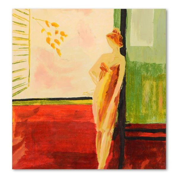 Adriana Naveh Original Acrylic Painting On Wood Box With Letter Of Authenticity