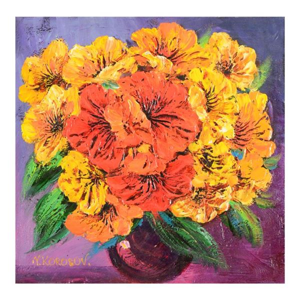 Korobov Original "Intense Feelings" Original Acrylic On Canvas