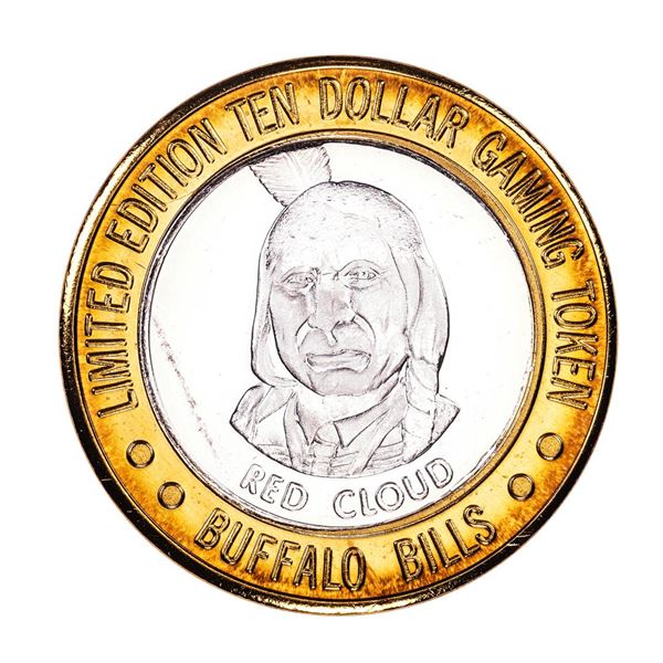 .999 Silver Buffalo Bills Resort & Casino Jean, NV $10 Limited Edition Gaming Token