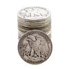 Image 2 : Roll of (20) Assorted Date Walking Liberty Half Dollar Coins Circulated