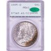 Image 1 : 1885-O $1 Morgan Silver Dollar Coin PCGS MS61 CAC Nice Toning Rattler Holder