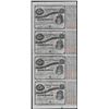 Image 1 : Uncut Sheet of (4) State of Louisiana Baby Bond Obsolete Notes