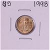 Image 1 : 1998 $5 American Gold Eagle Coin