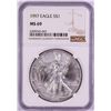 1997 $1 American Silver Eagle Coin NGC MS69