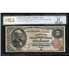 1882 $50 Brown Back Cincinnati, OH CH# 3461 National Currency Note PCGS Very Fine 25
