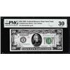 1928 $20 Federal Reserve Note New York Fr.2050-B PMG Very Fine 30