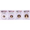 2005-W Proof American Gold Eagle (4) Coin Set PCGS PR70DCAM Michael Reagan Signature