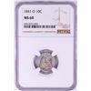 1841-O Seated Liberty Half Dime Coin NGC MS60