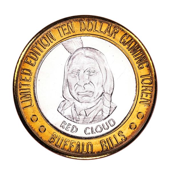 .999 Silver Buffalo Bills Resort & Casino Jean, NV $10 Limited Edition Gaming Token