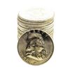 Roll of (20) Brilliant Uncirculated 1961-D Franklin Half Dollar Coins