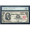 1891 $20 Treasury Note Fr.375 PMG Choice About Uncirculated 58EPQ