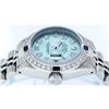 Image 9 : Rolex Ladies Stainless Steel Ice Blue Diamond & Sapphire Datejust Wristwatch