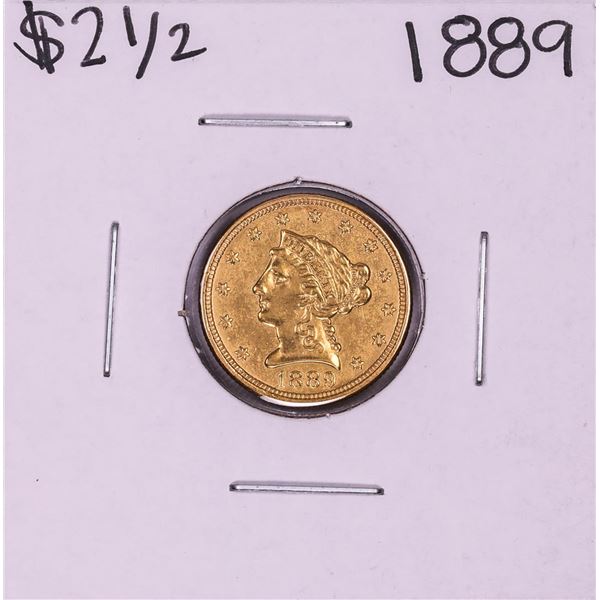 1889 $2 1/2 Liberty Head Quarter Eagle Gold Coin