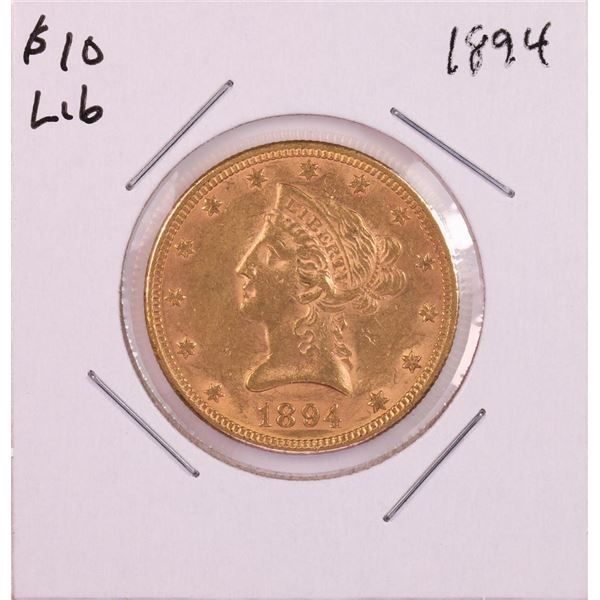 1894 $10 Liberty Head Eagle Gold Coin