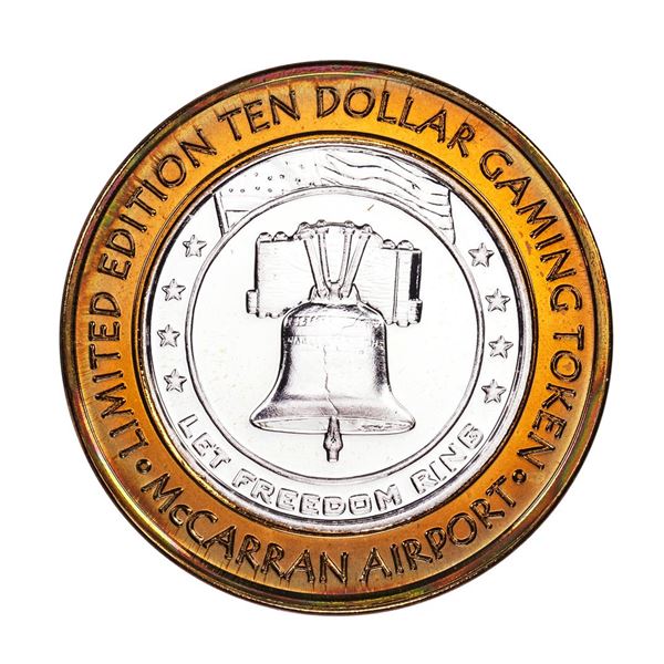 .999 Silver McCarran International Airport Las Vegas, NV $10 Limited Gaming Token
