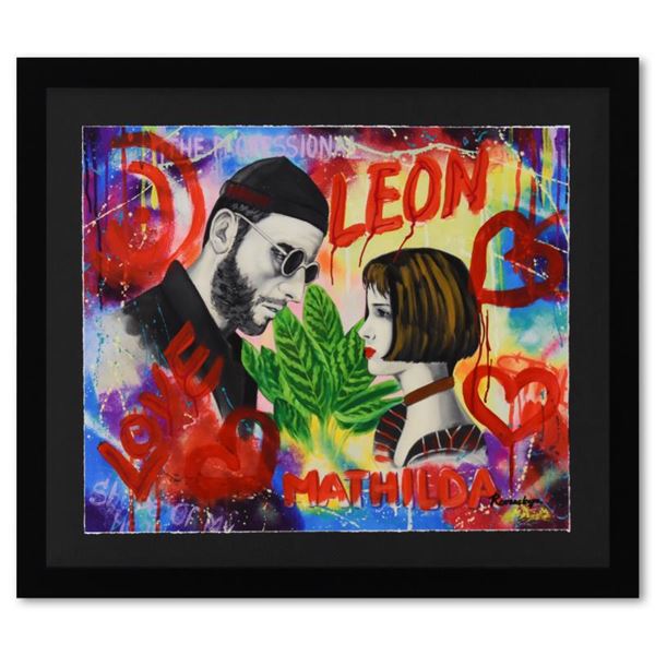 Rovenskaya Original "Leon" Original Mixed Media On Paper