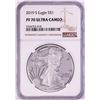 2019-S $1 Proof American Silver Eagle Coin NGC PF70 Ultra Cameo