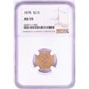 1878 $2 1/2 Liberty Head Quarter Eagle Gold Coin NGC AU55