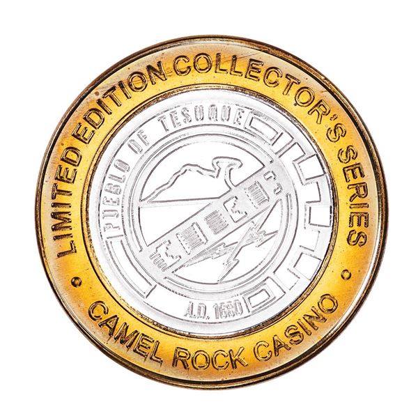 .999 Fine Silver Camel Rock Casino New Mexico $10 Limited Edition Gaming Token