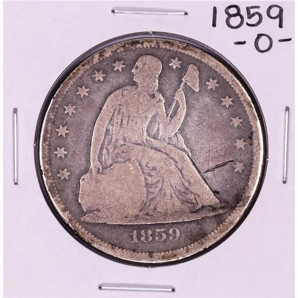 1859-O $1 Seated Silver Dollar Coin