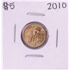 Image 1 : 2010 $5 American Gold Eagle Coin