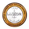 Image 2 : .999 Silver Luxor Las Vegas Nevada $10 Casino Limited Edition Gaming Token