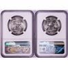 Image 2 : Lot of 1955-1956 Franklin Half Dollar Coins NGC MS64