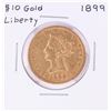 Image 1 : 1899 $10 Liberty Head Eagle Gold Coin